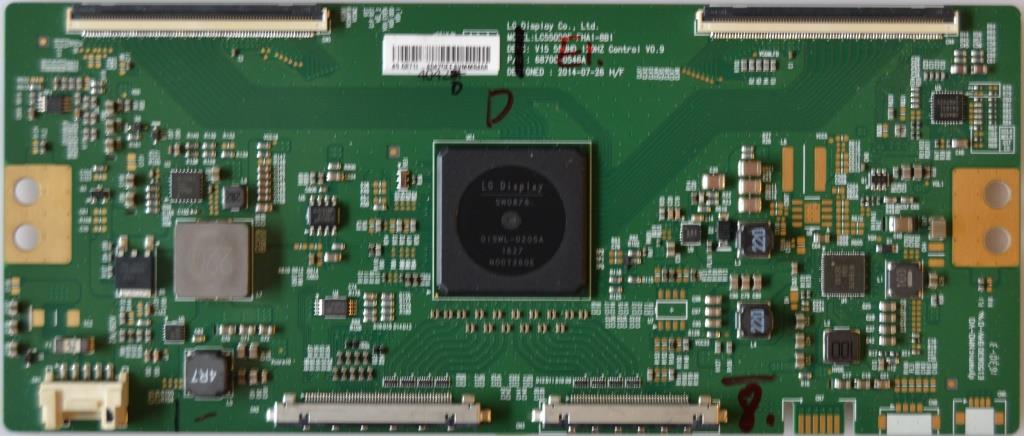 TCON/6870C0546A/PH/49PUS6561 TCon BOARD ,6870C-0546A,LC550DQF-FHA1-BB1,