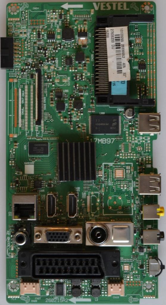 17MB97/32INC/JVC/32V351/1 MAIN BOARD ,17MB97,  for 32 inc DISPLAY,10103255,23338952,27606233,260215R2,