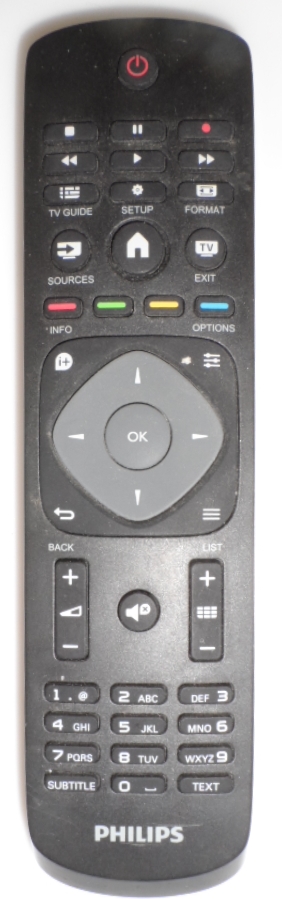 RC/PH/32PFH4100 ORIGINAL  REMOTE CONTROL  for PHILIPS TV ,32PFH4100/88,32PFT4101/12