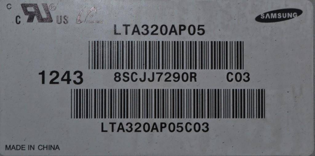 PAN/32INC/SAM/1 LCD панел ,LTA320AP05,