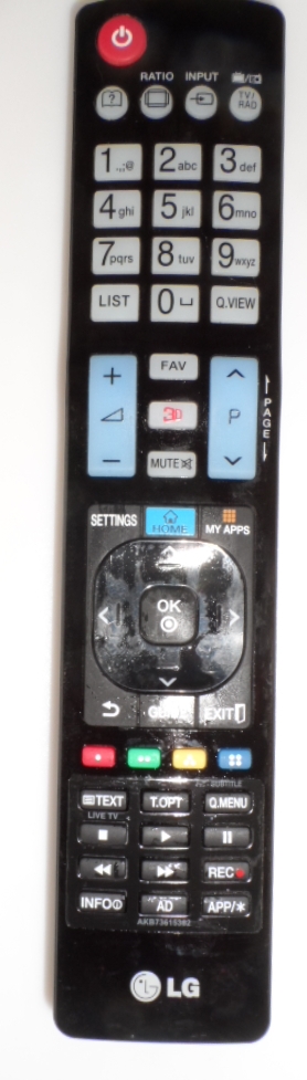 RC/LG/AKB73615362 ORIGINAL REMOTE CONTROL, AKB73615362, for LG LED TV 