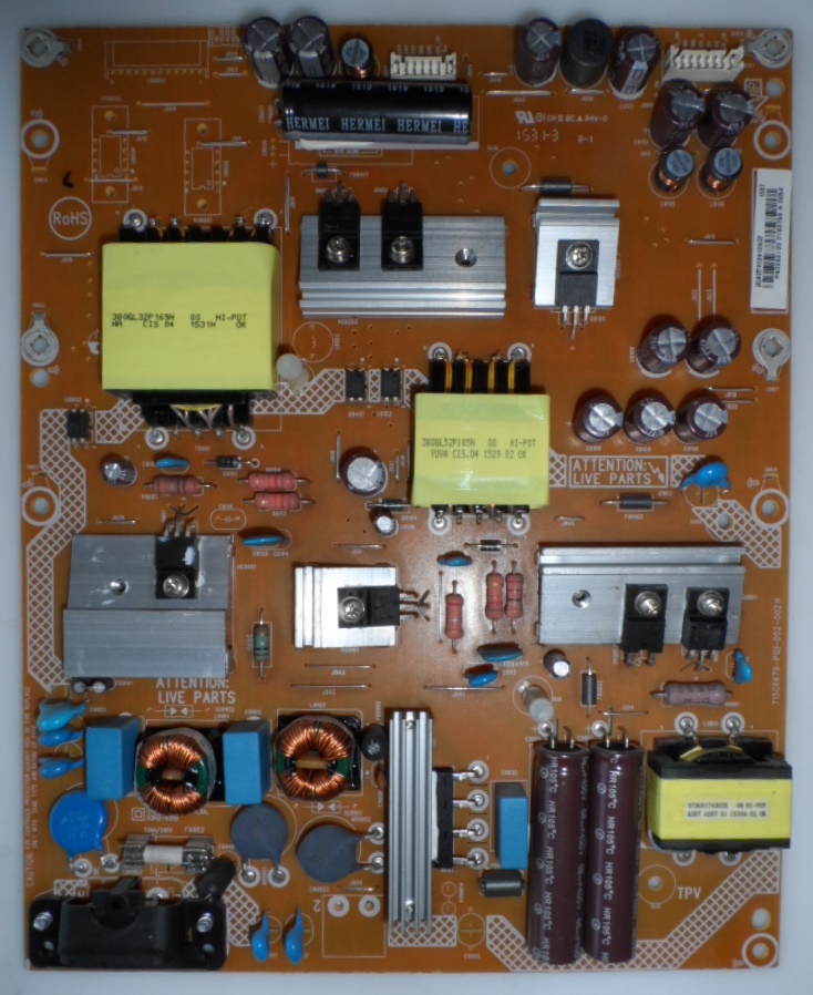 PB/43INC/PH/43PUS7150 POWER BOARD ,715G6679-P02-002-002H, for, PHILIPS 43PUS7150/12,