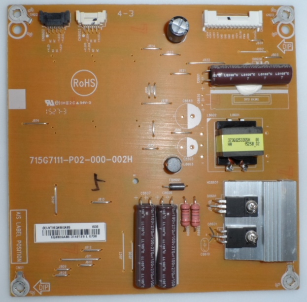 LD/43INC/PH/43PUS7150 LED DRIVER ,715G7111-P02-000-002H, for ,PHILIPS 43PUS7150/12/,