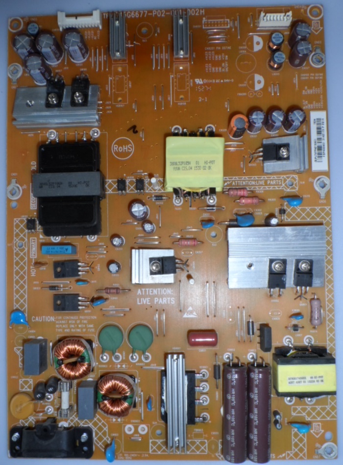 PB/49INC/PH/49PUH4900 POWER BOARD ,715G6677-P02-001-002H,for PHILIPS 49PUH4900/88