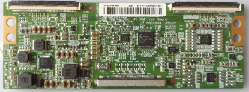 TCON/HV490/PH/49PFH5501 TCon BOARD ,49 GOA Tcon Board, 47-6021064,HV490FHB-N80,