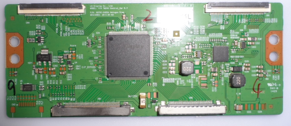 TCON/6870C0482A/55PFS7509 TCon BOARD ,6870C-0482A, LC550EUF PG F1,