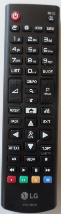 RC/LG/AKB74915324 ORIGINAL REMOTE CONTROL,AKB74915324 , for LG 60uh6157