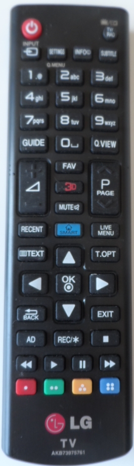 RC/LG/AKB73975761 ORIGINAL REMOTE CONTROL, AKB73975761 , for LG LED TV 