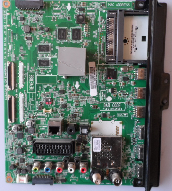 MB/LG/42LB670 MAIN BOARD   ,EBT62987201,EAX65384004(1.5),  for LG ,42LB670V,