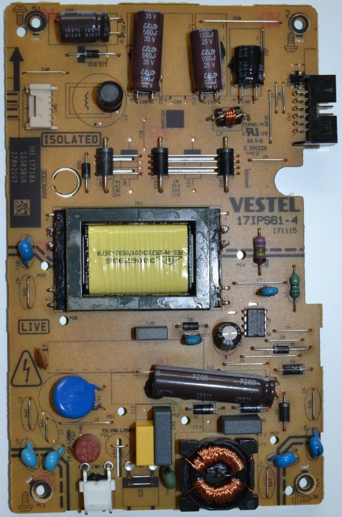 17IPS61-4/24INC/TFK POWER BOARD ,17IPS61-4,171115,23303098,27842997,