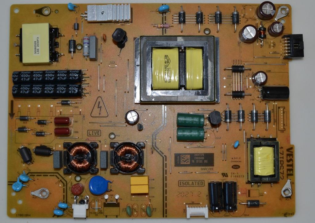 17IPS72/65INC/HIT POWER BOARD ,17IPS72, for 65 inc DISPLAY ,28547376,23626489,170818R4,