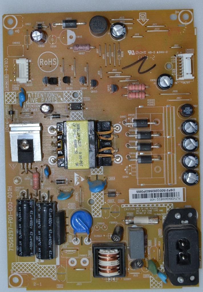 PB/24INC/PH/24PHH4109 POWER BOARD ,715G6297-P01-000-001H,for PHILIPS 24PHH4109/88,