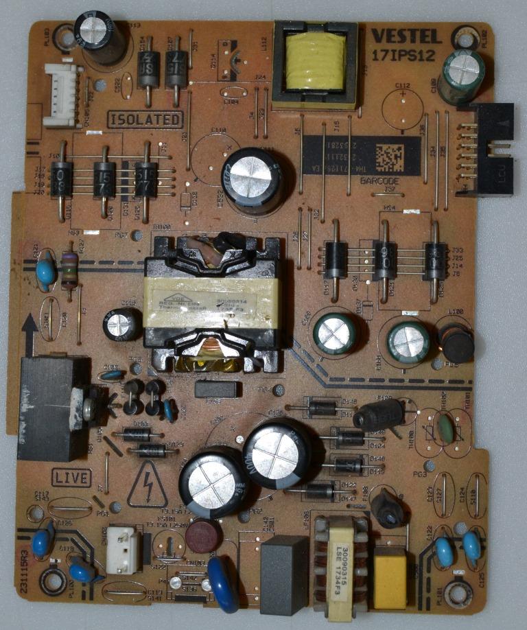 17IPS12/48INC/VES/FIN/1 POWER BOARD ,17IPS12, for 48inc DISPLAY  ,233211119,27932811,231115R3,