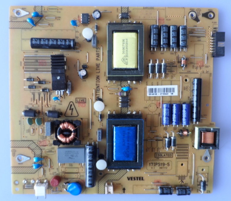 17IPS19-5/32INC/VES POWER BOARD ,17IPS19-5,V.1 061112 for 32inc DISPLAY ,23149106,27153440,