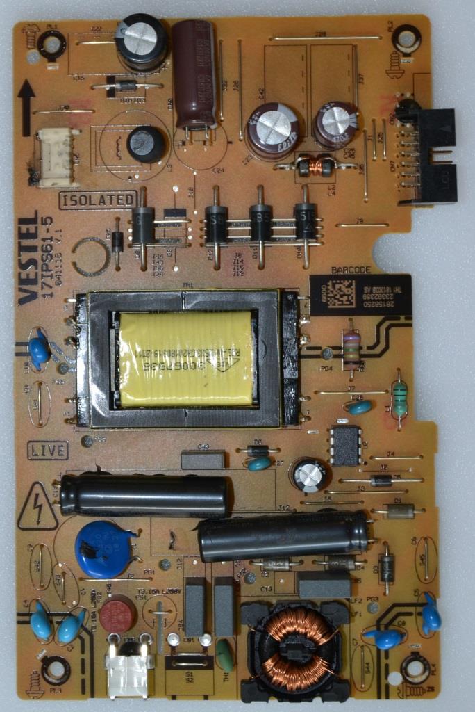 17IPS61-5/24INC/JVC/1 POWER BOARD ,17IPS61-5,041116 V.1,28158250,23392359,TH1 181203B AS,