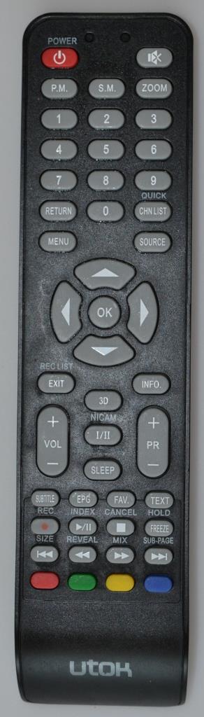 RC/UTOK/U32HD9 ORIGINAL REMOTE CONTROL for UTOK U32HD9