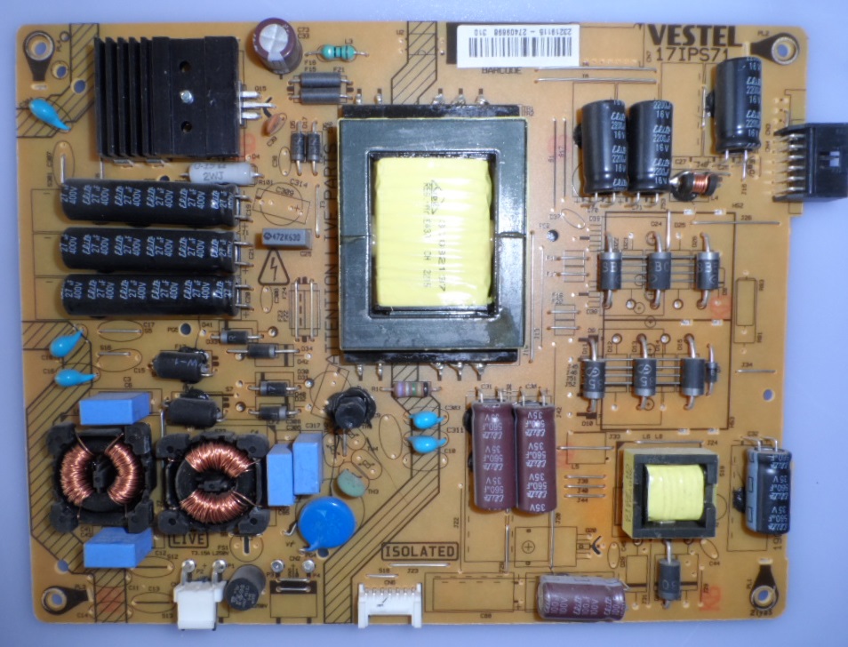 17IPS71/40INC/VES/JVC POWER BOARD ,17IPS71 ,for 40 inc DISPLAY 23219115,27409696,