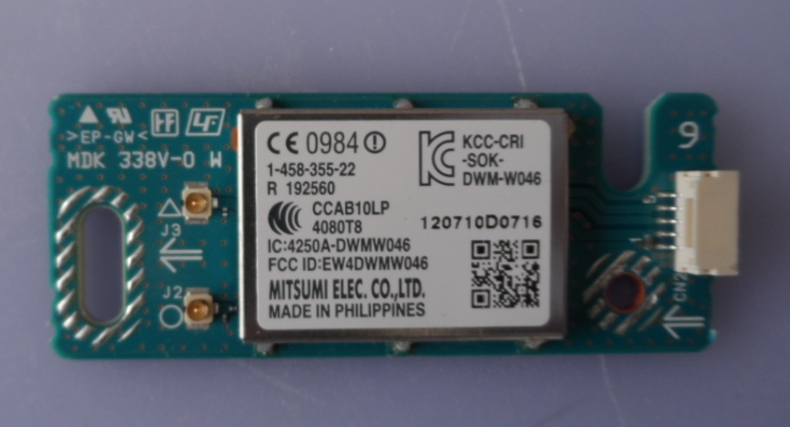 WI-FI/SONY/40EX650 WI-FI MODULE ,DWM-W046,1-458-355-22 , for SONY  KDL-40EX650,KDL-46HX820