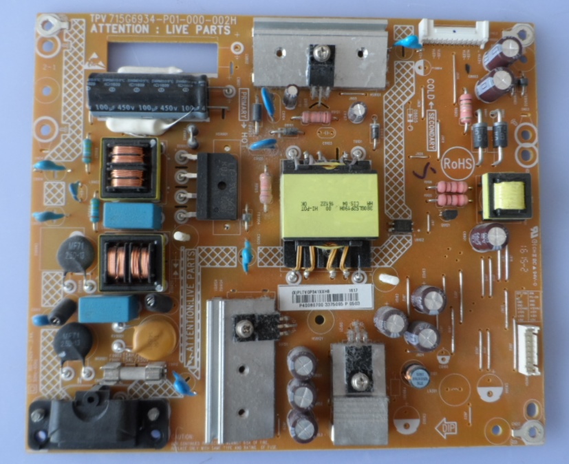 PB/40INC/PH/40PFT4201 POWER BOARD, 715G6934-P01-000-002H, for, PHILIPS 40PFT4201/12,40PFT4101/12,