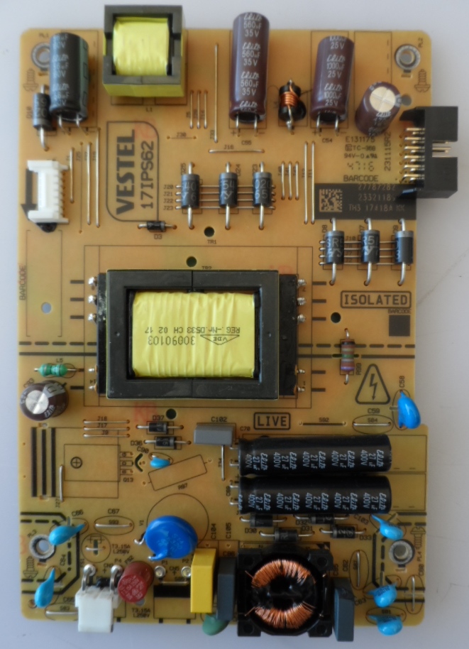 17IPS62/32INC/JVC/1 POWER BOARD ,17IPS62, for 32 inc DISPLAY ,27787282,23321189,231115R2,