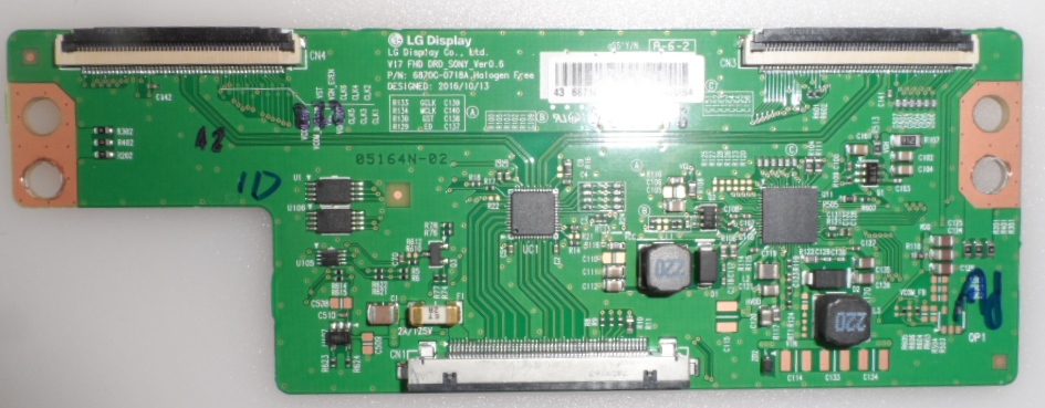 TCON/6870C0718A/CELLO/43INC TCon BOARD, 6870C-0718A, V17 FHD DRD_SONY_Ver0.6,