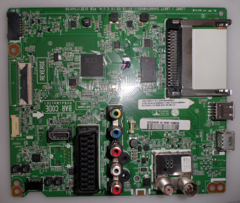 MB/LG/43LH541 MAIN BOARD   ,EBT64272724,EBR82539901,EAX66748005(1.0),  for, LG ,43LH541V,