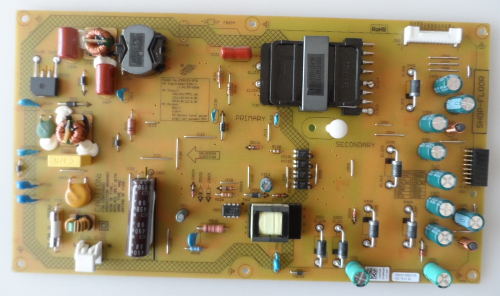 PB/43INC/GRUNDIG POWER BOARD ,FSP123-3F01,ZQR910R,for,GRUNDIG 43GFB6627,