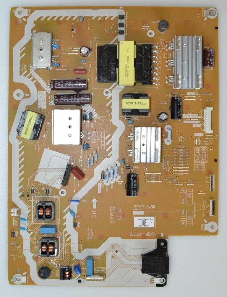 PB/49INC/PAN/49FXW784 POWER BOARD ,TNPA6704 1 P,TZRNP01PMWE,for ,PANASONIC TX-49FXW784,