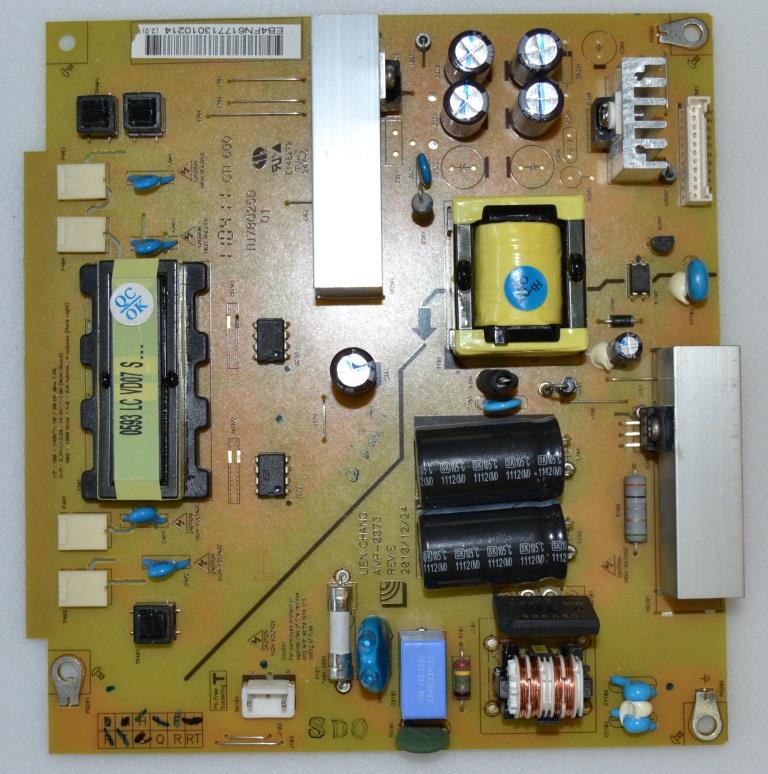 PB/LG/2762D POWER BOARD ,AIVP-0073,REV:E,EAY61771301, for LG M2762DP