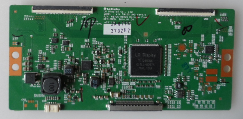 TCON/6870C0502C/LG/49UF695V TCon BOARD ,6870C-0502C,  V14 TM120 UHD Ver0.6,