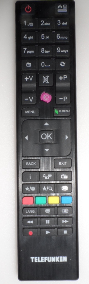 RC/4876/TFK/VES  REMOTE CONTROL ,RC4876, for ,TELEFUNKEN 