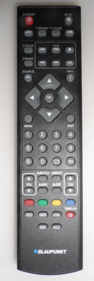 RC/BLAUPUNKT/1  ORIGINAL  REMOTE CONTROL, for BLAUPUNKT 