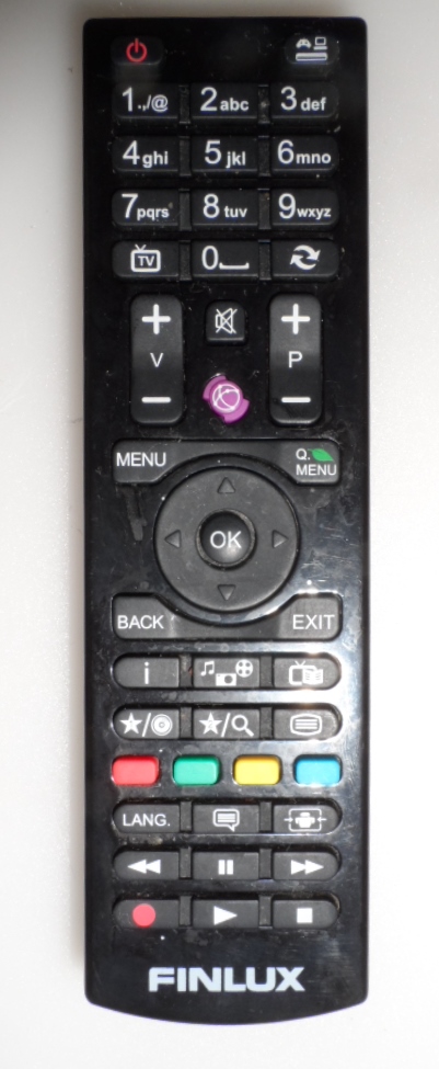 RC/4870/FINLUX/VES  REMOTE CONTROL, RC4870, for, FINLUX ,LED TV 