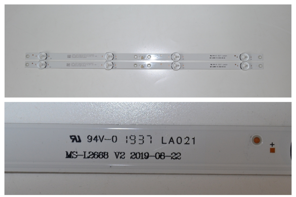LB/24INC/NN/4D LED BACKLAIHT  ,MS-L2668 V2, 2x4 diod 6v 440mm