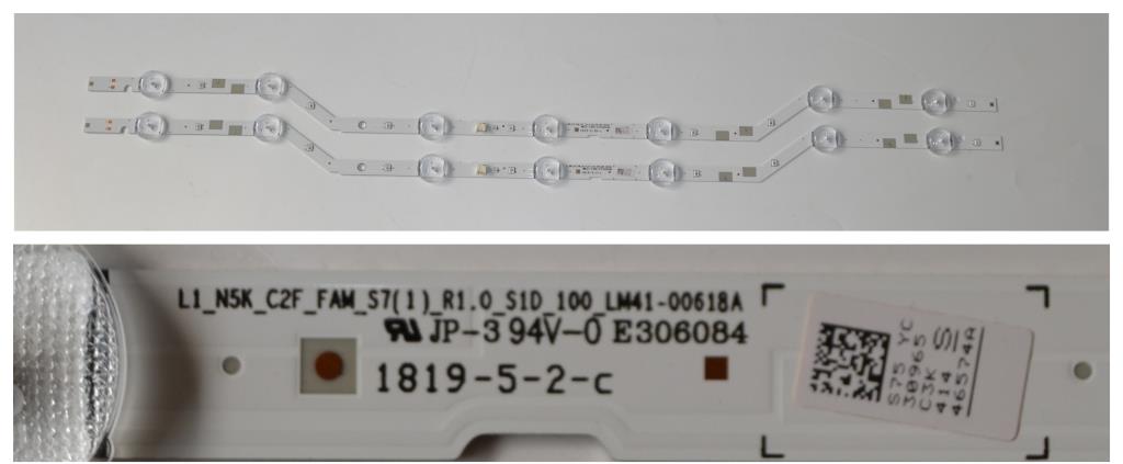 LB/32INC/SAM/32N5070 LED BACKLAIHT  ,L1_N5K_C2F_FAM(S7(1)_R1.0_S1D_100 LM41-00618A,2x7 diod 620mm