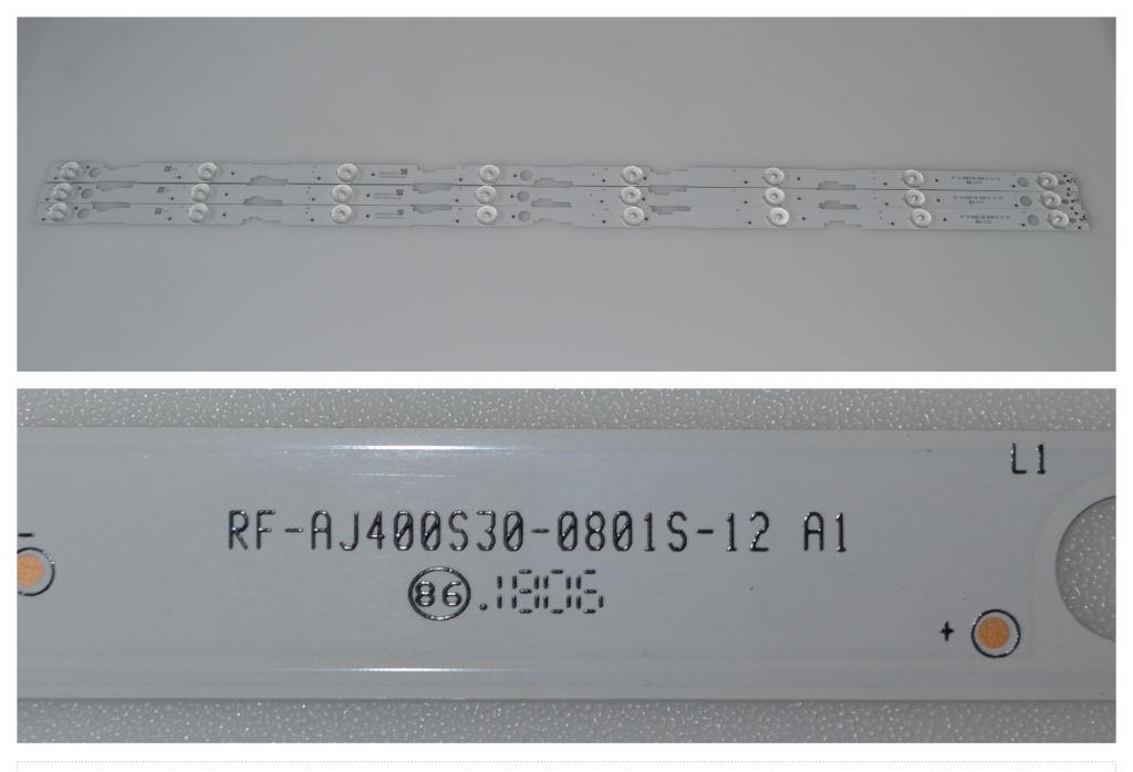 LB/40INC/SHARP/2 LED BACKLAIHT,RF-AJ400S30-0801S-12 A1,   3x8 diod 785 mm
