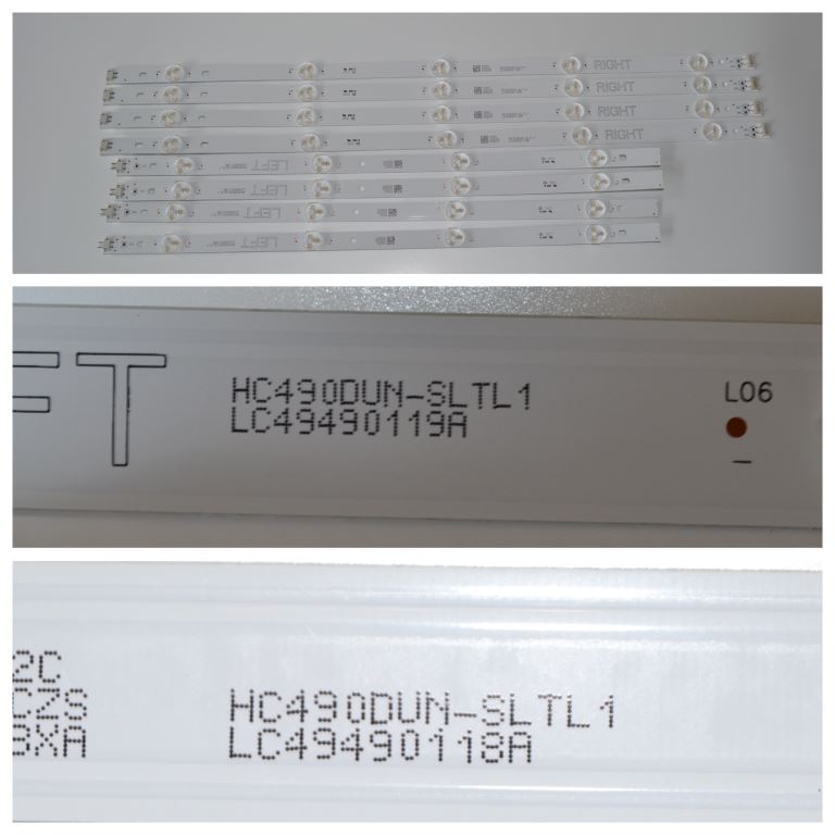LB/49INC/LG/49LK5900 LED BACKLAIHT ,HC490DUN-SLTL1,LC49490118A,LC49490119A,
