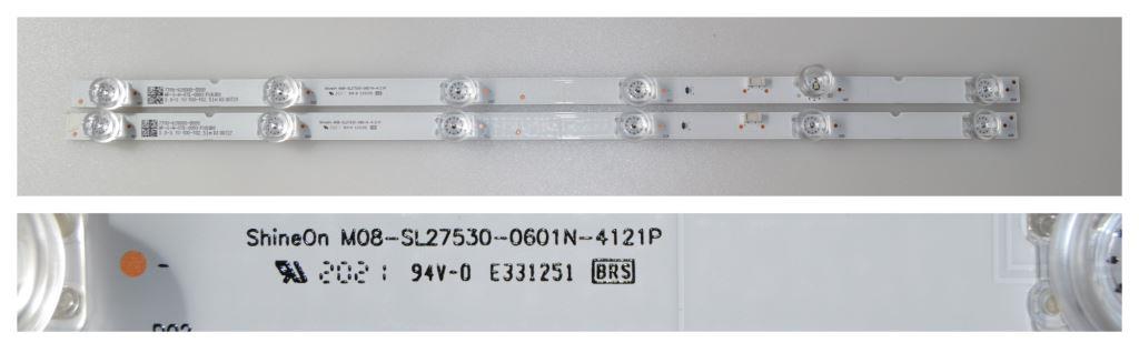 LB/28INC/LG/2 LED BACKLAIHT ,ShineOn,M08-SL27530-0601N-4121P, 2x6 diod 490mm