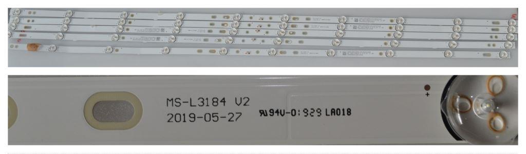 LB/55INC/AR LED BACKLAIHT,MS-L3184 V2, 5x10 diod 1080 mm