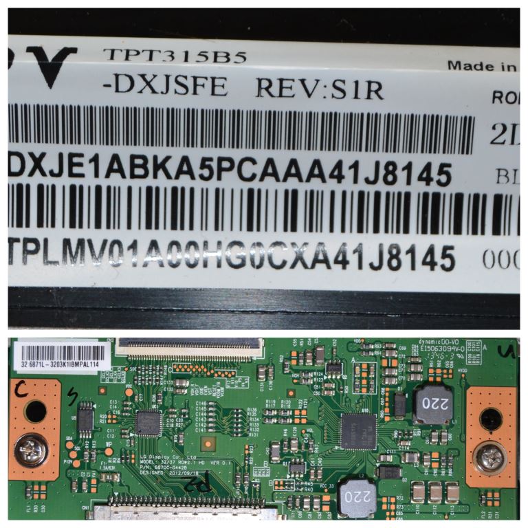 PAN32INC/PH/LG/1 LCD РїР°РЅРµР» ,TPT315B5-DXJSFE REV:S1R ,