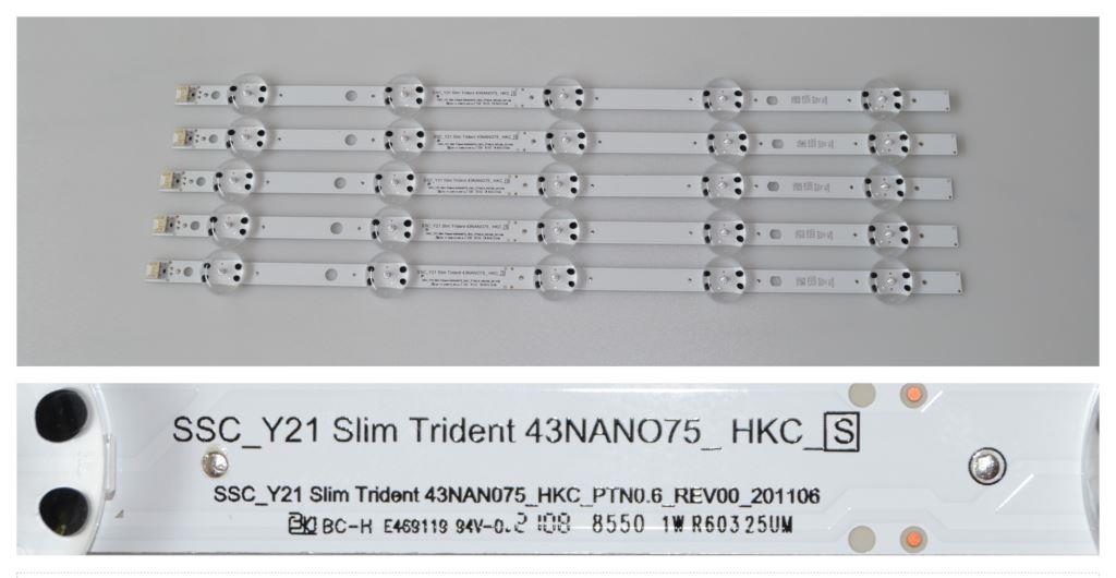 LB/43INC/LG/43NANO773 LED BACKLAIHT  ,SSC_Y21_Slim Trident 43NANO75_HKS,