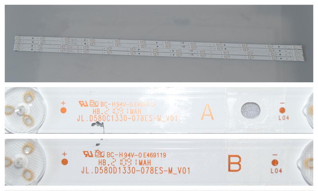 LB/58INC/VES/TOSH LED BACKLAIHT,JL.D580C1330-078ES-M_V01,30105580,30105581,JL.D580C1330-078AS-M_V01