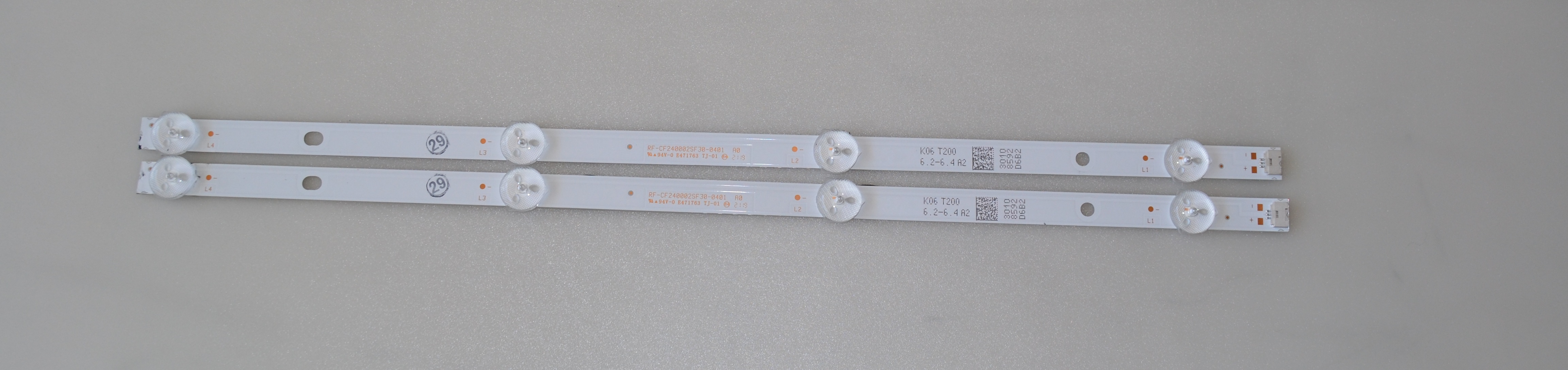 LB/24INC/JVC/1 LED BACKLAIHT  , RF-CF240002SF30-0401,2x4 diod 410mm 