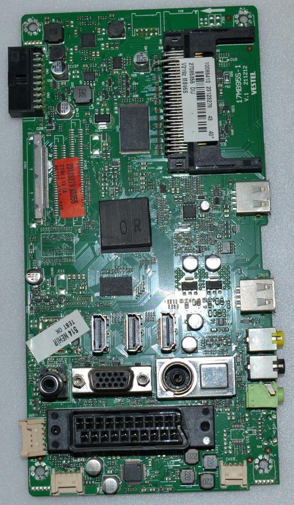17MB95S-1/40INC/TOSH/1 MAIN BOARD, 17MB95S-1, for 40inc DISPLAY , 10086410,23123278,27085355,V.1 211212,