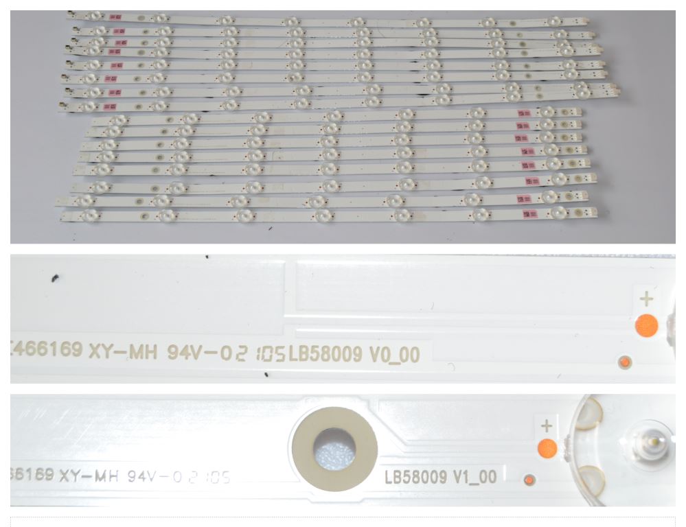 LB/58INC/PHILIPS/3 LED BACKLAIHT ,LB58009 V0_00,,LB58009 V1_00, 8x7 diod ,8x8 diod