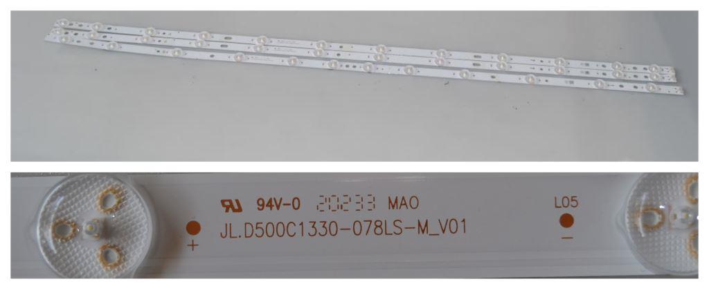 LB/50INC/VES/HIT LED BACKLAIHT  ,JL.D500C1330-078KS-M_V01,JL.D500C1330-078LS-M_V01,3x12 diod 915mm