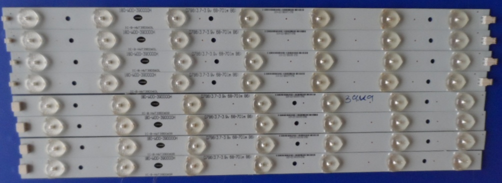 LB/39INC/CHINA/NN LED BACKLAIHT  ,180-W00-390000H, IC-B-HWT39D060L, IC-B-HWT39060R,8x7 diod
