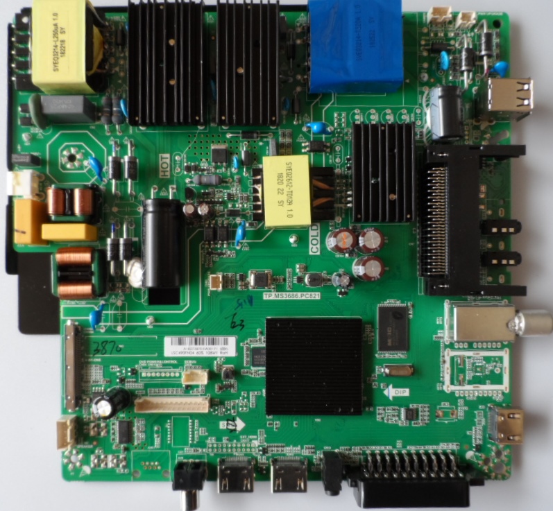 MB/TP.MS3686.PC821/VONINO MAIN BOARD ,TP.MS.3686.PC821 ,for VONINO LE-5060Z
