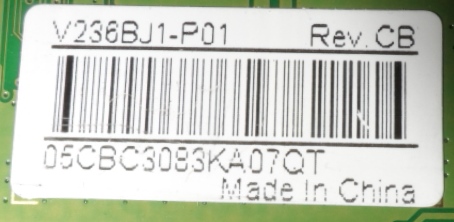 PAN/24INC/CHIMEI/1 LCD РїР°РЅРµР» ,V236BJ1-P01 Rev.CB,