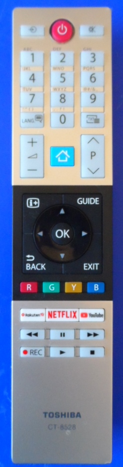 RC/TOSH/CT-8528/1   ORIGINAL REMOTE CONTROL ,CT-8528, for ,TOSHIBA LED TV,